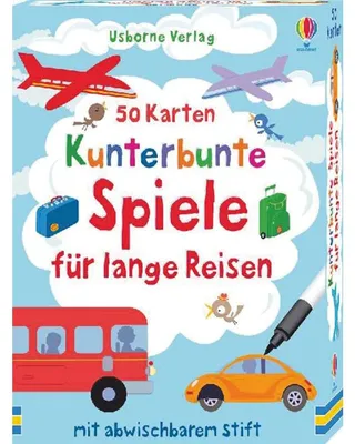 Produktbild von 50 Karten: Kunterbunte Spiele für lange Reisen