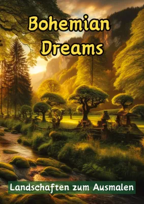 Produktbild von Ausmalbuch für Erwachsene: Bohemian Dreams – Entspannende und inspirierende Boho-Landschaften