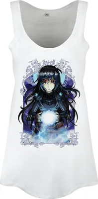 Image de Tokyo Spirit Débardeur femme avec motif Kurai GR1627 (S) (Blanc)