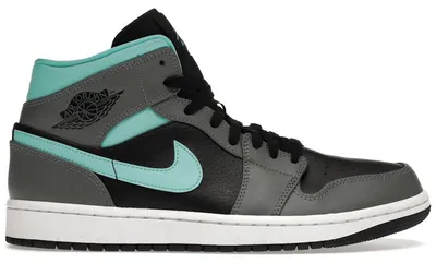 Obrázek produktu pro Jordan 1 Mid, šedá a světle modrá barva - velikost EU 42