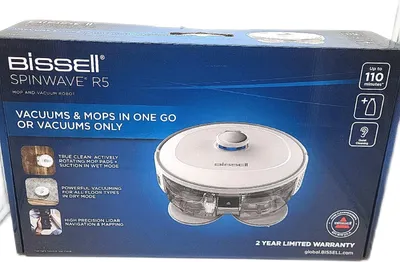 Produktbild von Bissell SpinWave R5 Saugroboter mit Wischmopp, LIDAR-Navigation, Weiß