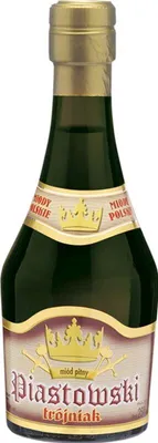 Produktbild von Piastowski Trojniak Honig (Drittel) 0,25L | Met Honigwein Metwein Honigmet | 250 ml | 13% Alkohol | Apis | Geschenkidee | 18+