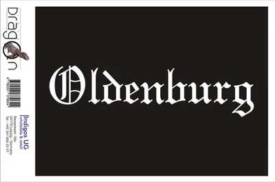 Produktbild von Aufkleber / Autoaufkleber - JDM / Die cut / Auto / OEM - Stadt Oldenburg - 200x50mm schwarz - Heckscheibe / Heckscheibenaufkleber