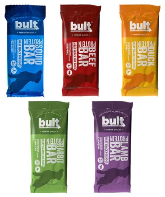 Produktbild von Bult | Bult Bar Hundefutter - 5x75g -geschmacksmix - 86% Tierische Zutaten - Protein Riegel