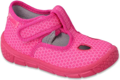 Produktbild von Mädchen Hausschuhe Befado Honey 630p003 Rosa Flexible Ultralicht Klettverschluss