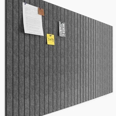 Produktbild von Korkplatten 12 Stück 30x30 cm - Filz Pinnwand für Fotos und Notizen