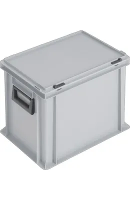 Immagine prodotto di Valigia in plastica L400xL300xH333 mm PP 2 maniglie Serratura a scorrimento grigio 31 l