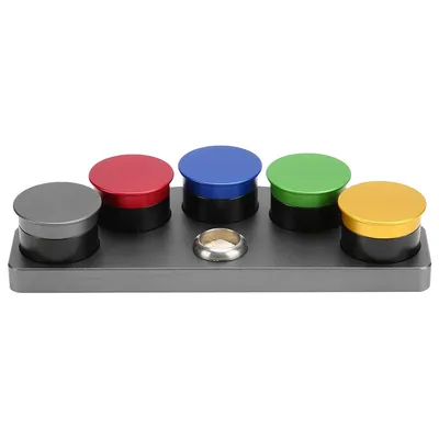 Produktbild von Handuhr-Wartungsset , 5-Loch-Ölspender,Metall-Keramik-Material, farbcodierte Ölbehälter,korrosionsbeständig, ideal für Uhrmacher und DIY-Enthusiasten
