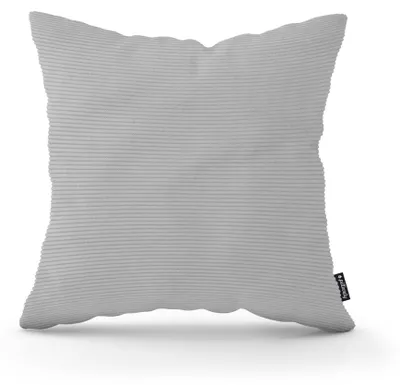 Produktbild von Zierkissen Cord Platinensasche 45 × 45 cm