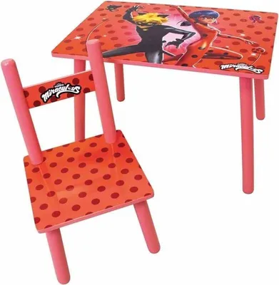 Zdjęcie produktu dla Zestaw dziecięcy stół z krzesełkiem Fun House - Miraculous