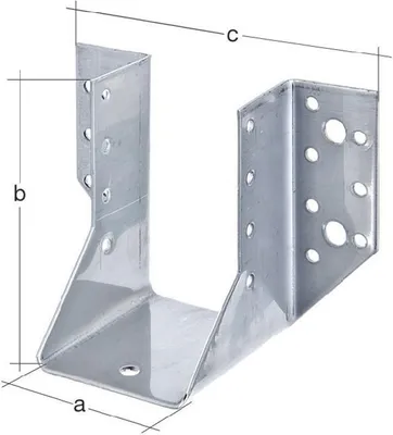 Obrázek produktu pro Alberts 837488 Balkenschuh, Typ A, Handwerkerpack, sendzimirverzinkt, 120 x 160 mm, 20er Set