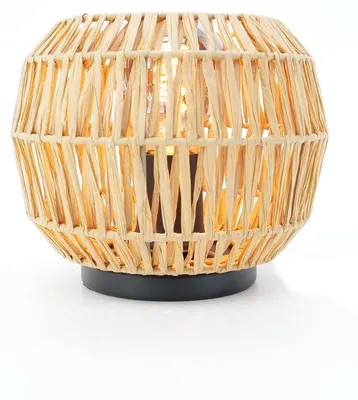 Productafbeelding van Rotan tafellamp Sheldon Ø 21cm