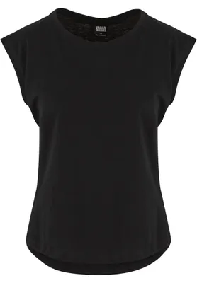 Zdjęcie produktu dla Damskie T-shirt Urban Classics Ladies Basic Shaped Tee, czarny – XS