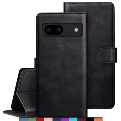 Image de Étui rabattablePolyuréthanepour Google Pixel 8A avec protection RFID