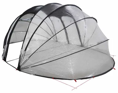 Zdjęcie produktu dla vidaXL Kopuła namiotu basenowego przezroczysta 538 x 440 x 204 cm PVC