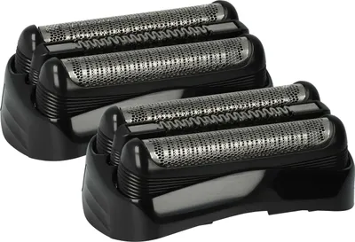 Produktbild von vhbw 2x Scherköpfe Ersatz für Braun 21S, 21B für Elektrorasierer, Schwarz