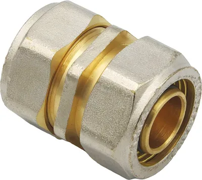 Produktbild von Pipetec Schraubfitting Schraub Kupplung 26x3 mm Mehrschichtverbundrohr