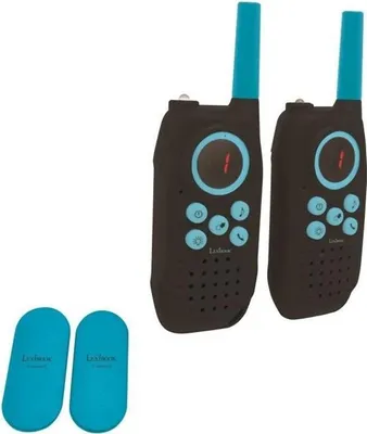 Obrázek produktu pro Walkie-talkie Lexibook, dosah 5 km, individuální a skupinová komunikace, integrovaná svítilna, černá barva