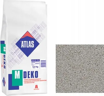 Produktbild von Atlas Zuschlagstoff DEKO M grau 5,4kg