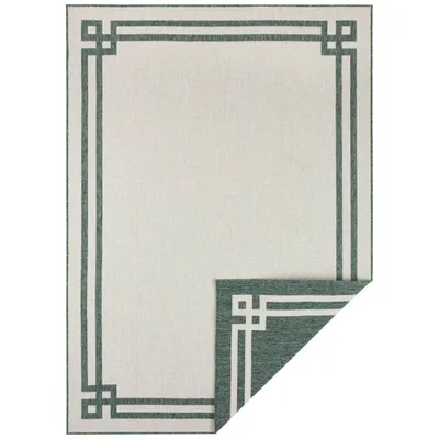 Zdjęcie produktu dla Zielony dywan dwustronny, płaskotkany 200x290 cm