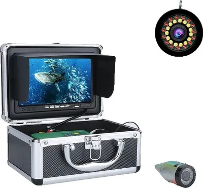 Produktbild von Unterwasserfischkamera, HD1080P, Nachtsicht, 15m 1080P mit DVR