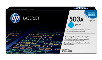 Produktbild von Toner cyan 503A (Q7581A) (türkis, Retail)