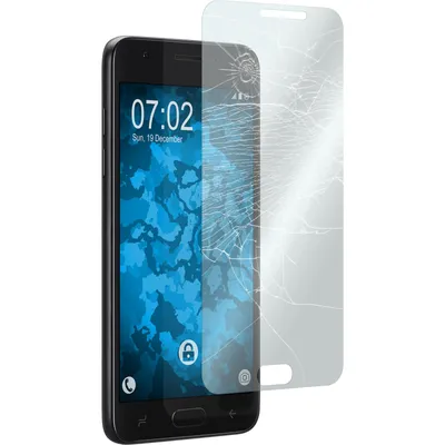 Produktbild von 3er-Pack PhoneNatic Glas-Folie klar  kompatibel mit Samsung Galaxy J3 (2018) - Panzerglas für Galaxy J3 (2018)