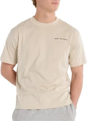 Produktbild von New Balance T-Shirt mit neu gestalteter Grafik, Beige L