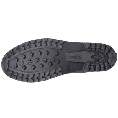 Zdjęcie produktu dla Rieker damskie buty za kostkę ciepła podszewka gumowe buty elastyczne wstawki matowe P8260, rozmiar:41 EU, kolor:Czarny