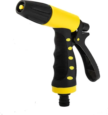 Produktbild von INF Fünf-Punkt-Gummigriff-Wasserpistole - Gelbe Doppelfunktion