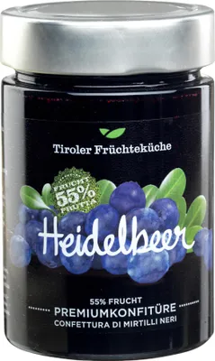 Produktbild von TFK Konfitüre Heidelbeer 420g von Unterweger Konfitüren UWE