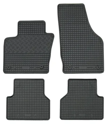 Gummifußmatten Set 4-teilig für Audi Q3 8U (10/2011-), schwarz