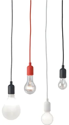 Produktbild von Sompex Pendelfassung E27 Colore Rot – Lampenfassung mit Textilkabel (160 cm)