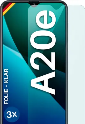 Produktbild von moex® 3x Schutzfolie kompatibel mit Samsung Galaxy A20e - Displayschutzfolie dünn Folie, Klar