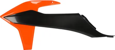 Produktbild von ACERBIS schwarze/orange Kühlerseitenteile für KTM