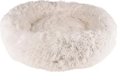 Obrázok produktu pre Psie lôžko Flamingo Krems, okrúhle, biele, rozmery: 70 cm