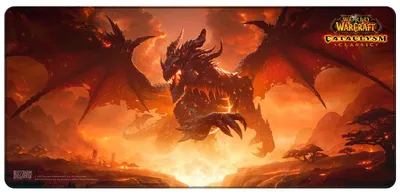 Zdjęcie produktu dla Podkładka gamingowa World Of Warcraft Classic - Cataclysm Deathwing, XL
