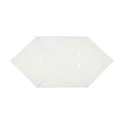 Produktbild von KraftKids Babydecke für Babyschale Sommer Leinen leicht grünes Weiß 75 cm x 75 cm