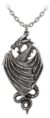 Produktbild von Alchemy Gothic Halskette Uni Racla Dragonistii silberfarben Standard