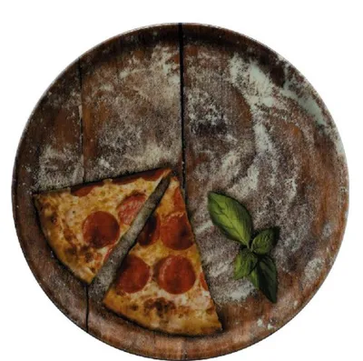 Produktbild von Saturnia Napoli Flour Z32 Dekor Pizzateller 31cm 6er set