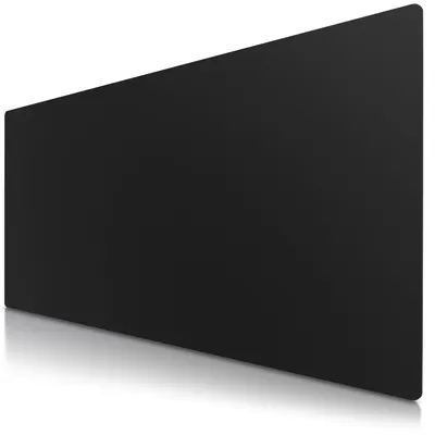 Produktbild von CSL Mauspad, Schreibtischunterlage XXL, Elegante Leder Optik, Mousepad 900 x 400 mm, schwarz mit Logo