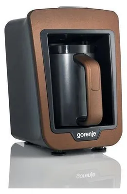 Zdjęcie produktu dla Gorenje ATCM730T, Ekspres do kawy po turecku, 0,27 l, Kawa mielona, 730 W, Czarny, Brązowy