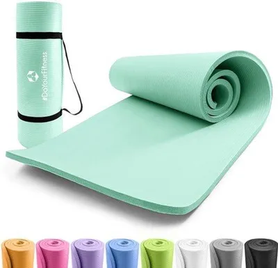 Obrázek produktu pro Extra silná fitness podložka – „«“ – odolná, protiskluzová, šetrná k pokožce, odolná proti oděru – 183 x 61 x 2,0 cm