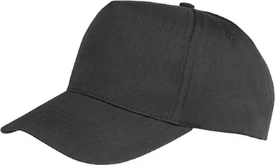 Produktbild von Result Headwear RC084X | Boston 5-Panel Cap / Kappe / Mütze / Hut - Farbe: Black - Größe: One Size