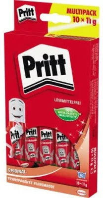 Produktbild von Pritt 6309079, Klebestift, 11 g, Karton, Stoff, Papier, 20 °C, CE, 219 g