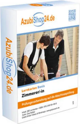 Image de AzubiShop24.de Basis-Lernkarten Zimmerer/-in