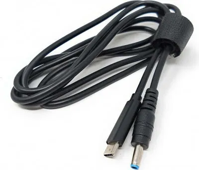 Produktbild von SYSTEM-S USB 3.1 Kabel 145 cm Typ C Stecker zu DC 20 V 4,5 x 3,0 mm Stecker