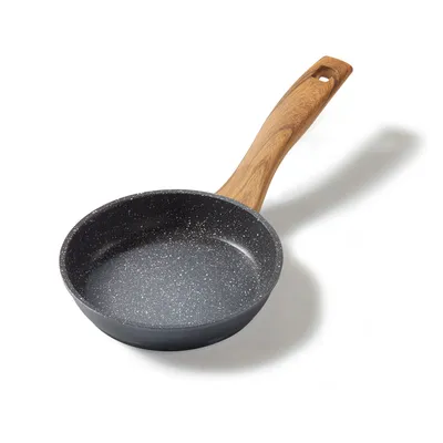 Produktbild von STONELINE® Bratpfanne 16 cm | ohne Deckel - Holzoptik