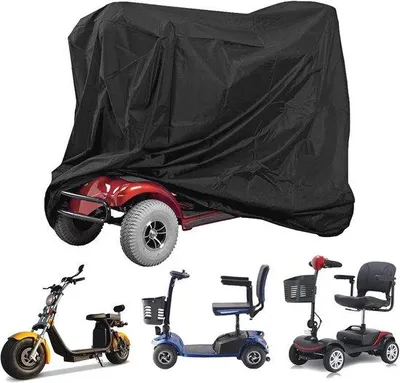 Produktbild von Wasserdichte Scooterdecke - Schutz vor Regen und UV für Fahrradscooter (190 x 71 x 117 cm)