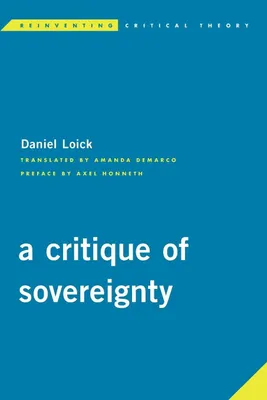 Produktbild von Critique of Sovereignty